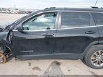 2021 Jeep Cherokee Latitude Lux Fwd Black vin: 1C4PJLMX7MD106951