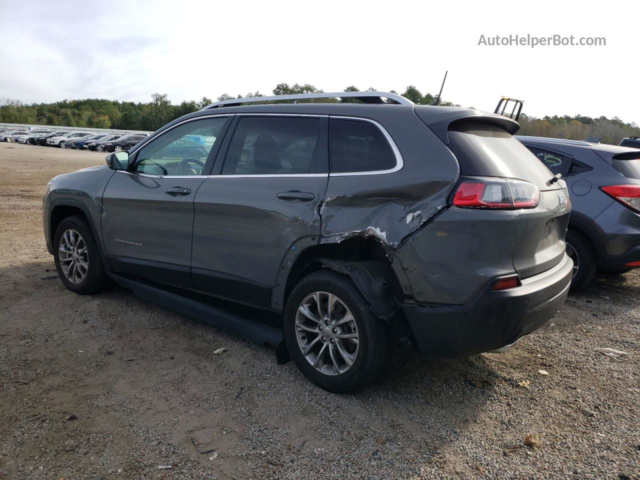 2021 Jeep Cherokee Latitude Lux Gray vin: 1C4PJLMX7MD144003