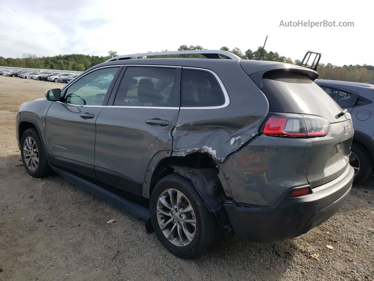 2021 Jeep Cherokee Latitude Lux Gray vin: 1C4PJLMX7MD144003