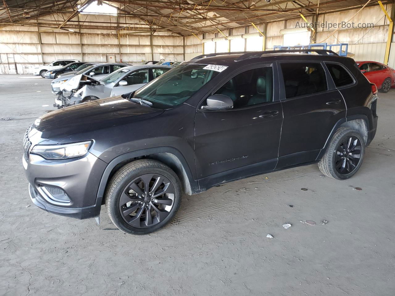 2021 Jeep Cherokee Latitude Lux Серый vin: 1C4PJLMX7MD146804