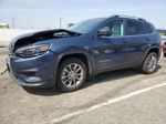 2021 Jeep Cherokee Latitude Lux Blue vin: 1C4PJLMX8MD106909