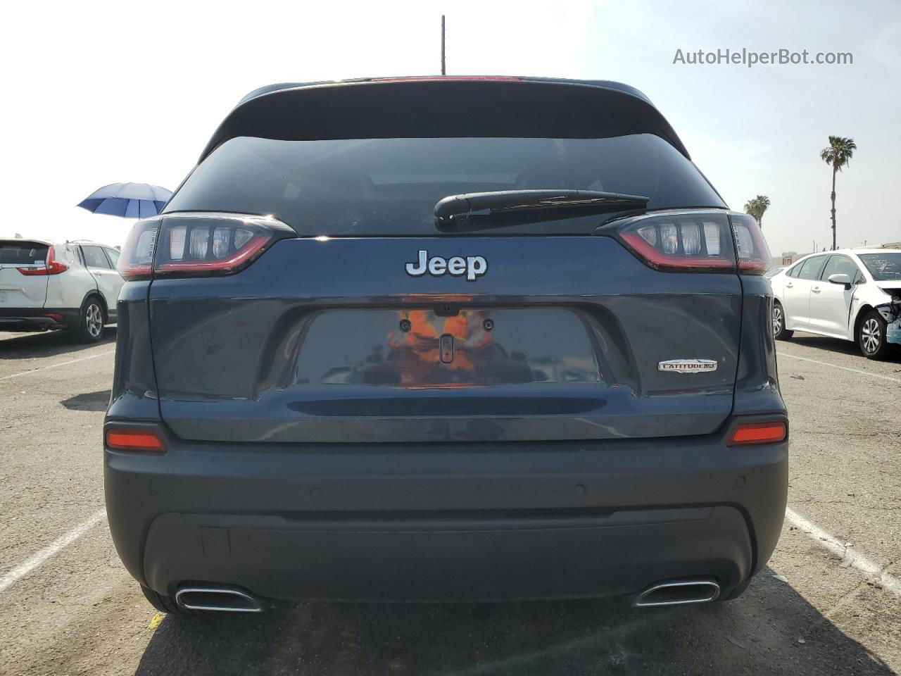 2021 Jeep Cherokee Latitude Lux Синий vin: 1C4PJLMX8MD106909