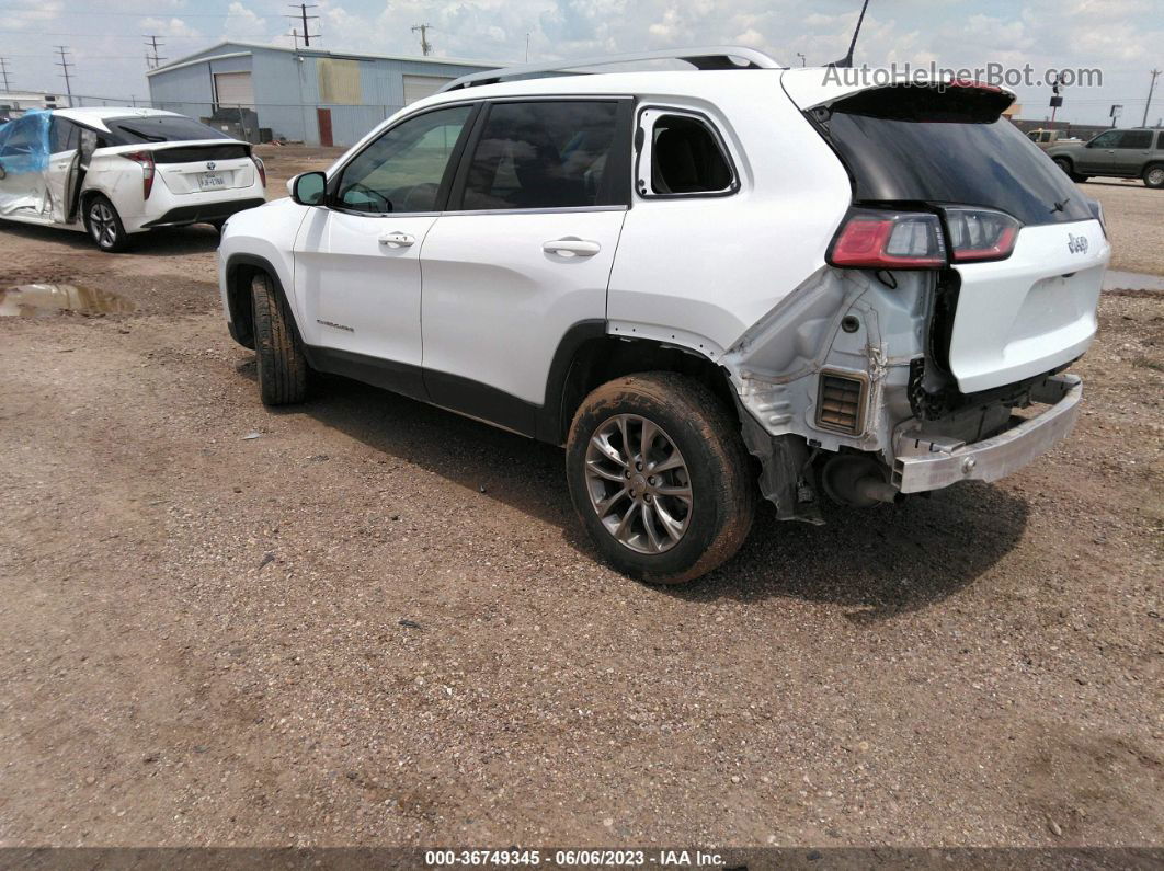 2021 Jeep Cherokee Latitude Lux White vin: 1C4PJLMX9MD145587