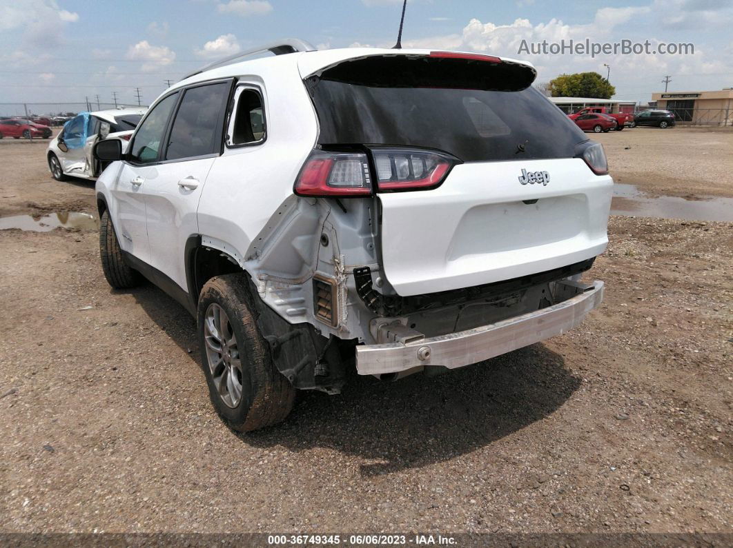 2021 Jeep Cherokee Latitude Lux White vin: 1C4PJLMX9MD145587