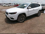 2021 Jeep Cherokee Latitude Lux White vin: 1C4PJLMX9MD145587