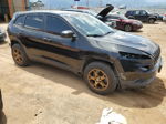 2015 Jeep Cherokee Sport Black vin: 1C4PJMAB0FW659852