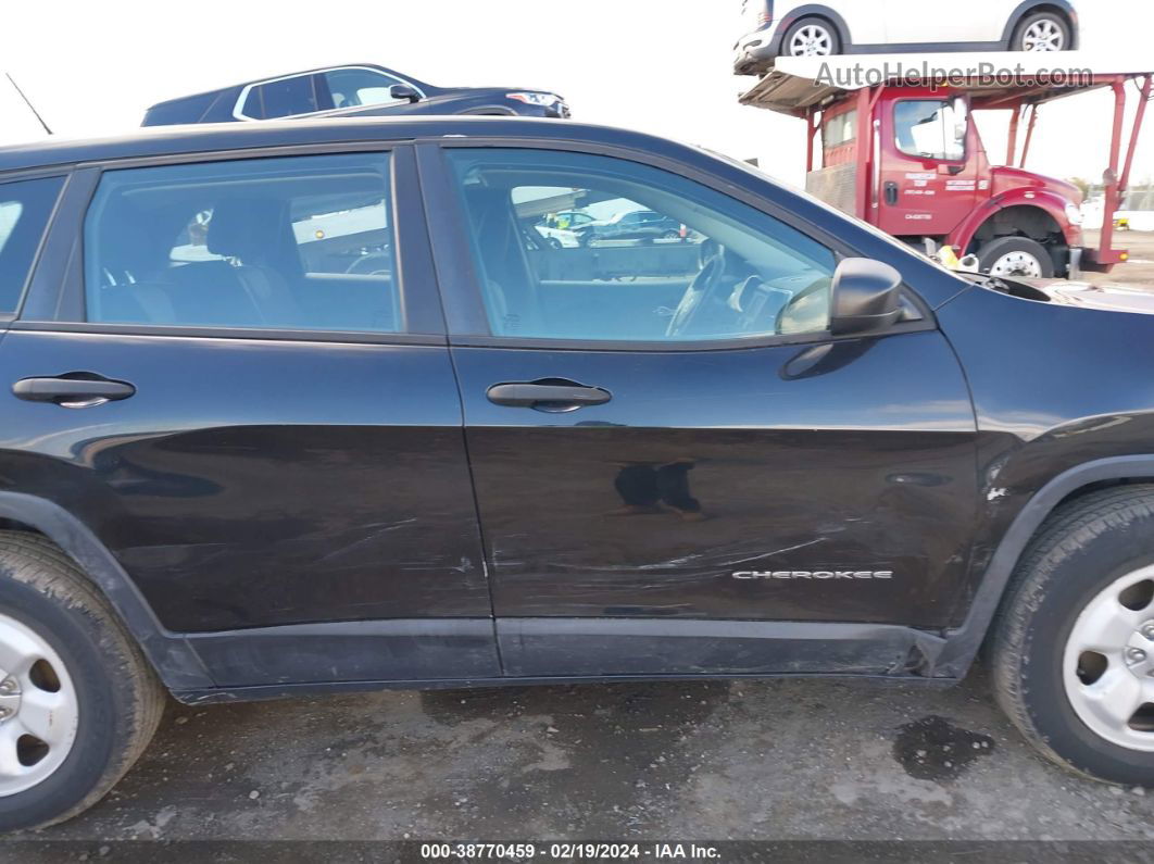 2014 Jeep Cherokee Sport Black vin: 1C4PJMAB2EW190049