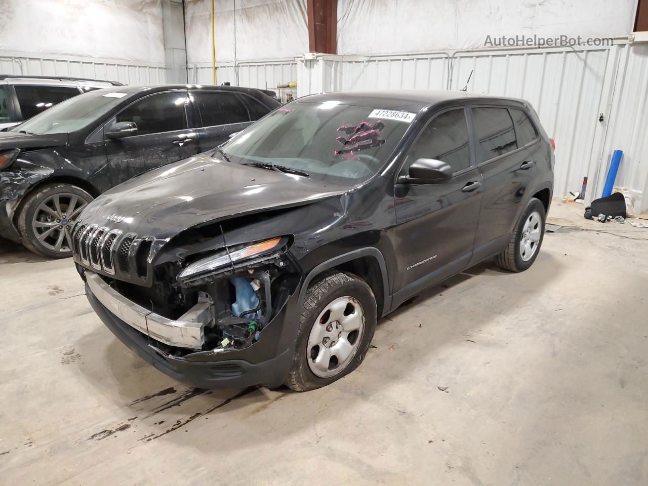 2014 Jeep Cherokee Sport Черный vin: 1C4PJMAB3EW273151