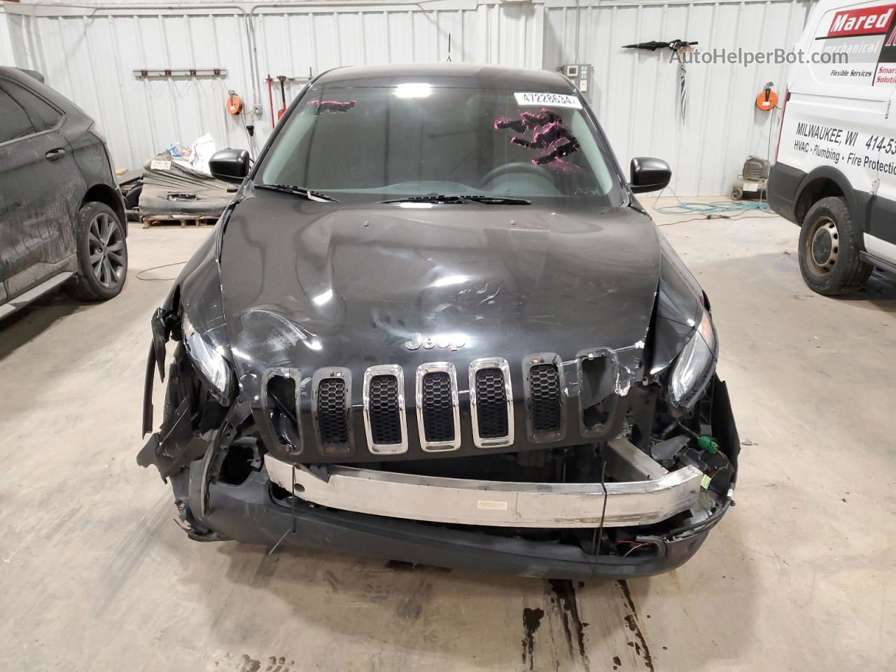 2014 Jeep Cherokee Sport Черный vin: 1C4PJMAB3EW273151