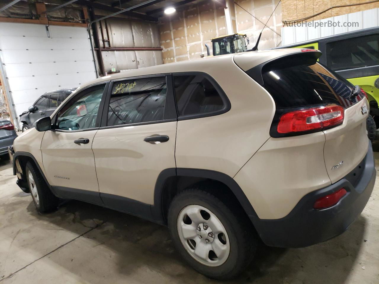 2014 Jeep Cherokee Sport Tan vin: 1C4PJMAB4EW303144