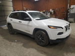 2015 Jeep Cherokee Sport White vin: 1C4PJMAB4FW773417