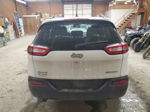 2015 Jeep Cherokee Sport White vin: 1C4PJMAB4FW773417