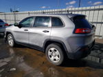 2014 Jeep Cherokee Sport Серебряный vin: 1C4PJMAB6EW227524