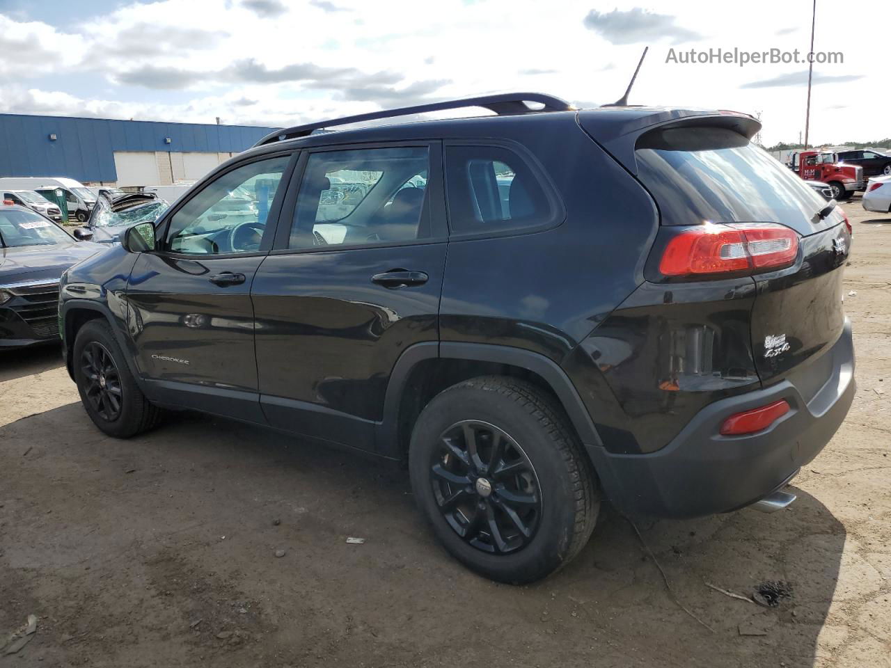 2015 Jeep Cherokee Sport Черный vin: 1C4PJMAB7FW588794