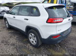 2016 Jeep Cherokee Sport White vin: 1C4PJMAB7GW162881