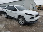 2015 Jeep Cherokee Sport White vin: 1C4PJMAB8FW500822