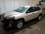 2015 Jeep Cherokee Sport Beige vin: 1C4PJMAB8FW564102