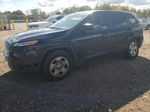 2014 Jeep Cherokee Sport Синий vin: 1C4PJMAB9EW178674