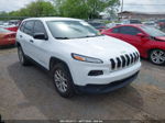 2015 Jeep Cherokee Sport White vin: 1C4PJMAB9FW594466