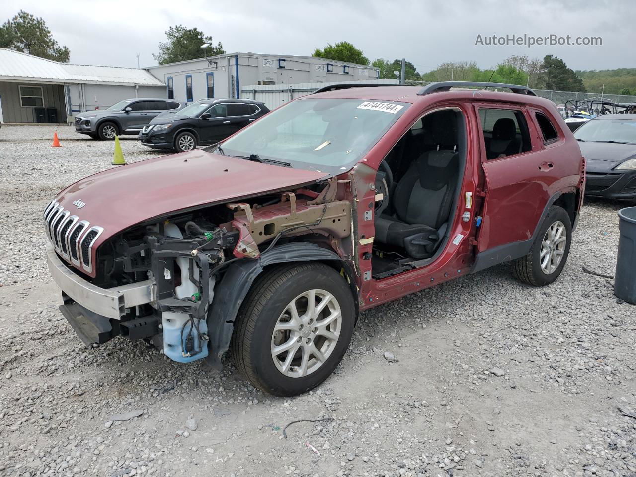 2016 Jeep Cherokee Sport Red vin: 1C4PJMAB9GW235636