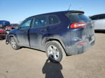 2014 Jeep Cherokee Sport Blue vin: 1C4PJMABXEW260333