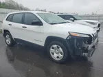 2015 Jeep Cherokee Sport White vin: 1C4PJMABXFW540531