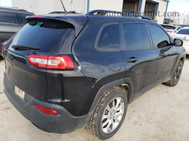 2016 Jeep Cherokee Sport Черный vin: 1C4PJMAS1GW375180