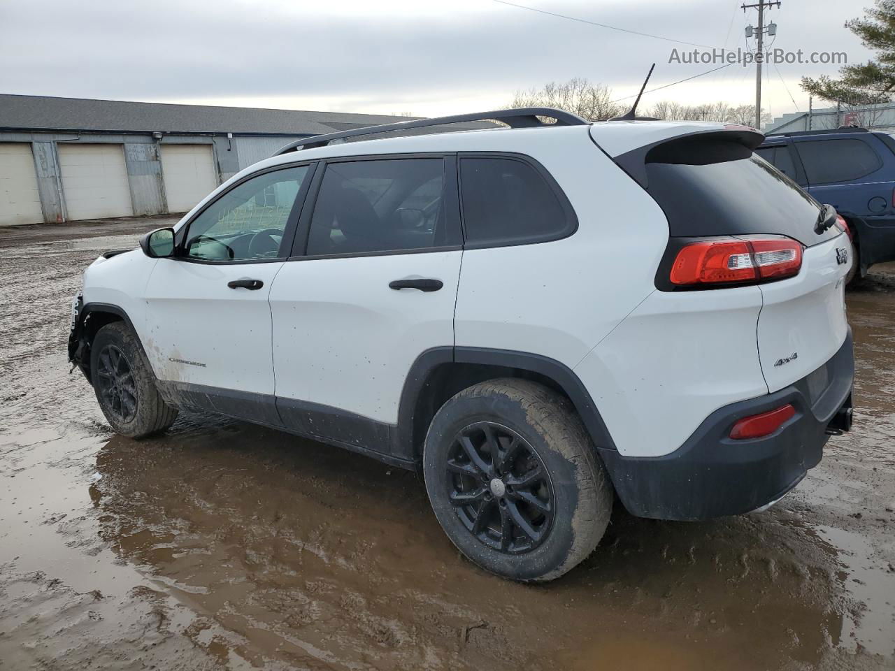 2016 Jeep Cherokee Sport Белый vin: 1C4PJMAS5GW268231