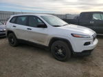 2014 Jeep Cherokee Sport White vin: 1C4PJMAS8EW115839