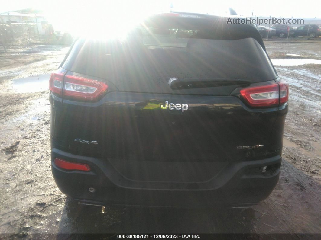 2016 Jeep Cherokee Sport Black vin: 1C4PJMAS9GW277000