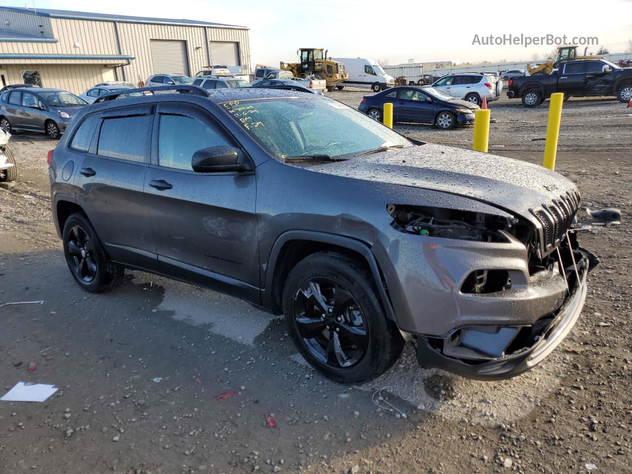 2016 Jeep Cherokee Sport Gray vin: 1C4PJMAS9GW316989