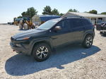 2016 Jeep Cherokee Trailhawk Black vin: 1C4PJMBB0GW131809