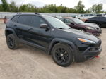 2015 Jeep Cherokee Trailhawk Black vin: 1C4PJMBB1FW571018