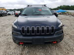 2015 Jeep Cherokee Trailhawk Синий vin: 1C4PJMBB2FW595375