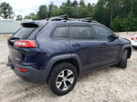 2015 Jeep Cherokee Trailhawk Синий vin: 1C4PJMBB2FW595375