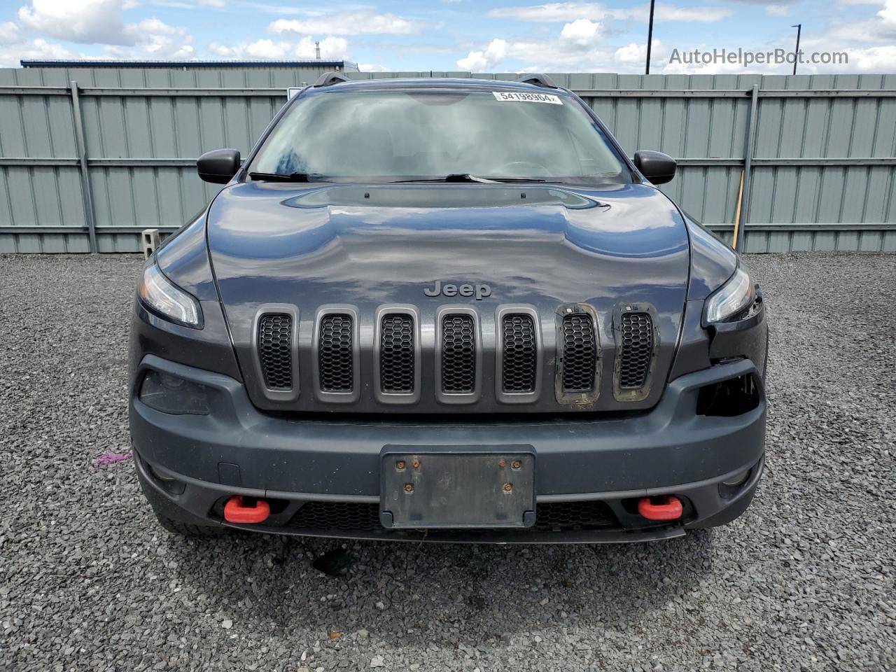 2015 Jeep Cherokee Trailhawk Charcoal vin: 1C4PJMBB5FW591854