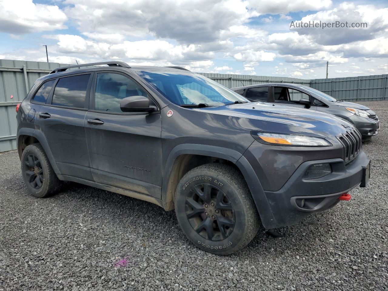 2015 Jeep Cherokee Trailhawk Угольный vin: 1C4PJMBB5FW591854