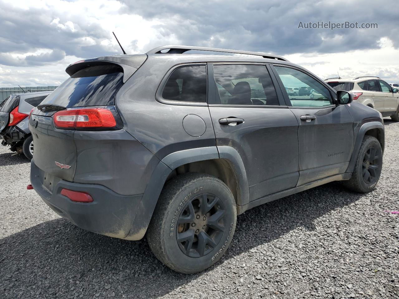 2015 Jeep Cherokee Trailhawk Угольный vin: 1C4PJMBB5FW591854