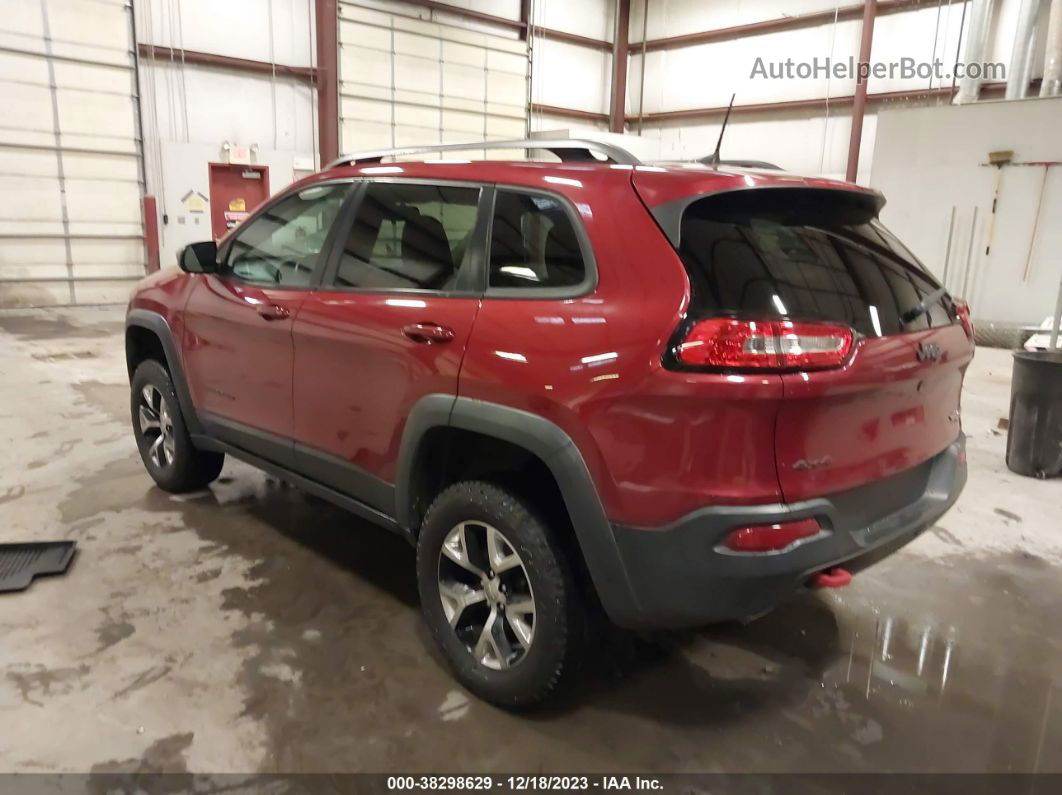 2016 Jeep Cherokee Trailhawk Красный vin: 1C4PJMBB6GW353884