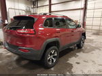 2016 Jeep Cherokee Trailhawk Красный vin: 1C4PJMBB6GW353884