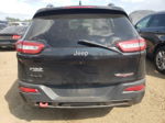 2015 Jeep Cherokee Trailhawk Black vin: 1C4PJMBB7FW779159