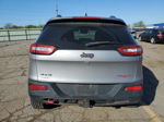 2014 Jeep Cherokee Trailhawk Silver vin: 1C4PJMBBXEW180786