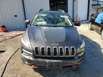 2014 Jeep Cherokee Trailhawk Gray vin: 1C4PJMBBXEW308766