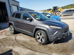 2014 Jeep Cherokee Trailhawk Серый vin: 1C4PJMBBXEW308766