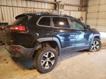 2015 Jeep Cherokee Trailhawk Black vin: 1C4PJMBBXFW545890