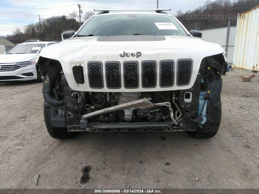 2019 Jeep Cherokee Trailhawk 4x4 White vin: 1C4PJMBN1KD261371