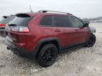 2019 Jeep Cherokee Trailhawk Burgundy vin: 1C4PJMBN1KD318166