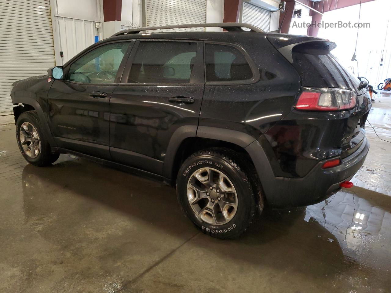 2019 Jeep Cherokee Trailhawk Черный vin: 1C4PJMBN3KD207652