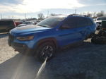 2019 Jeep Cherokee Trailhawk Синий vin: 1C4PJMBN6KD182813