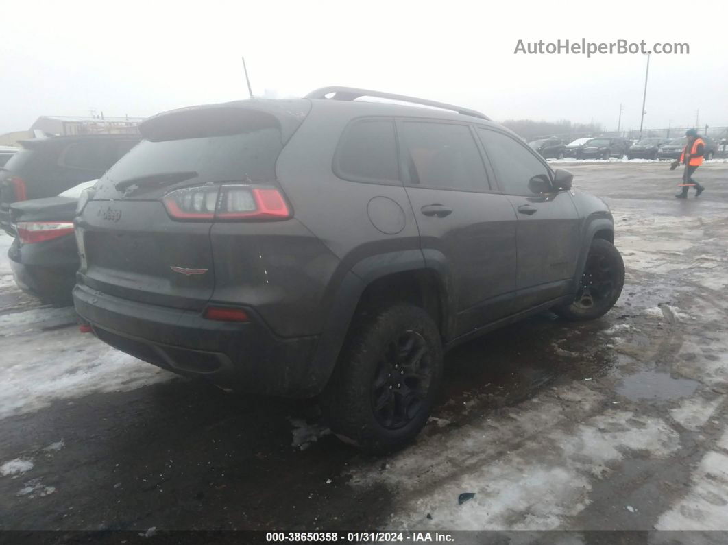 2019 Jeep Cherokee Trailhawk 4x4 Black vin: 1C4PJMBN8KD175197